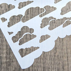 1pc Clouds Plastic Stencil For DIY Scrapbooking Embossing Background