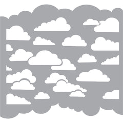 1pc Clouds Plastic Stencil For DIY Scrapbooking Embossing Background