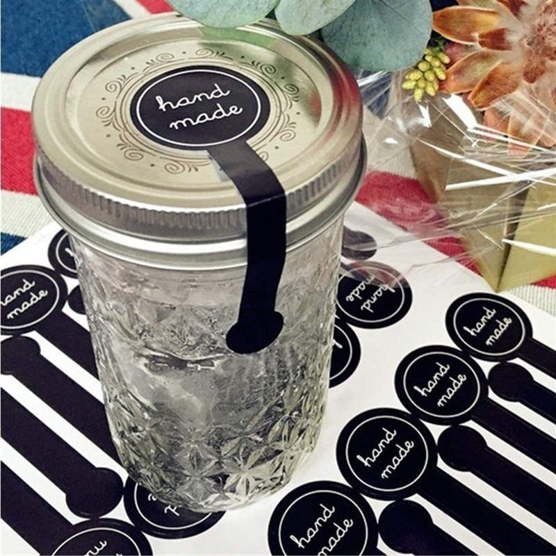 100pcs Long Strips Stickers Baking Adhesive Label