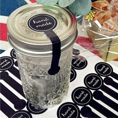100pcs Long Strips Stickers Baking Adhesive Label