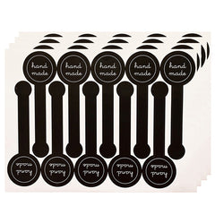 100pcs Long Strips Stickers Baking Adhesive Label