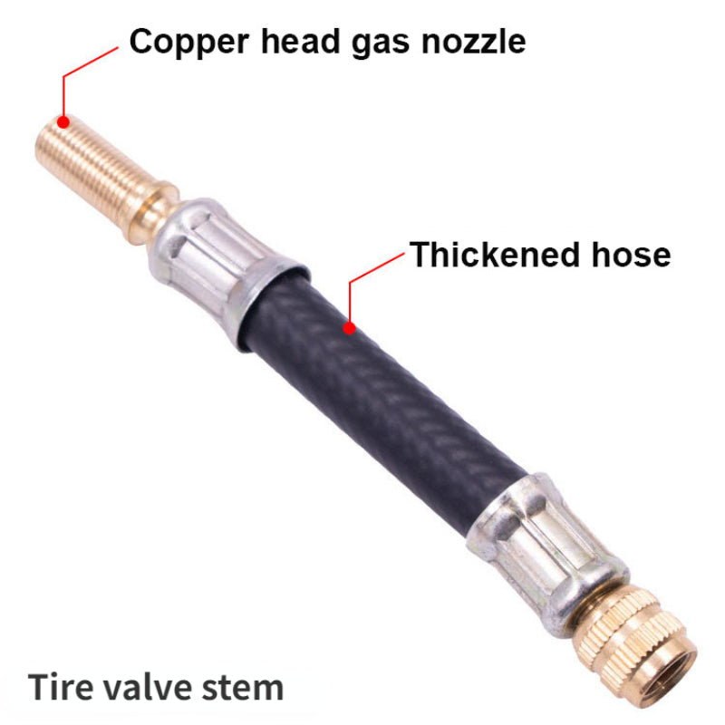Car Braided Flexible Hose Tire Valve Inflatable Rubber Hose