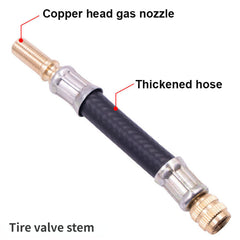 Car Braided Flexible Hose Tire Valve Inflatable Rubber Hose