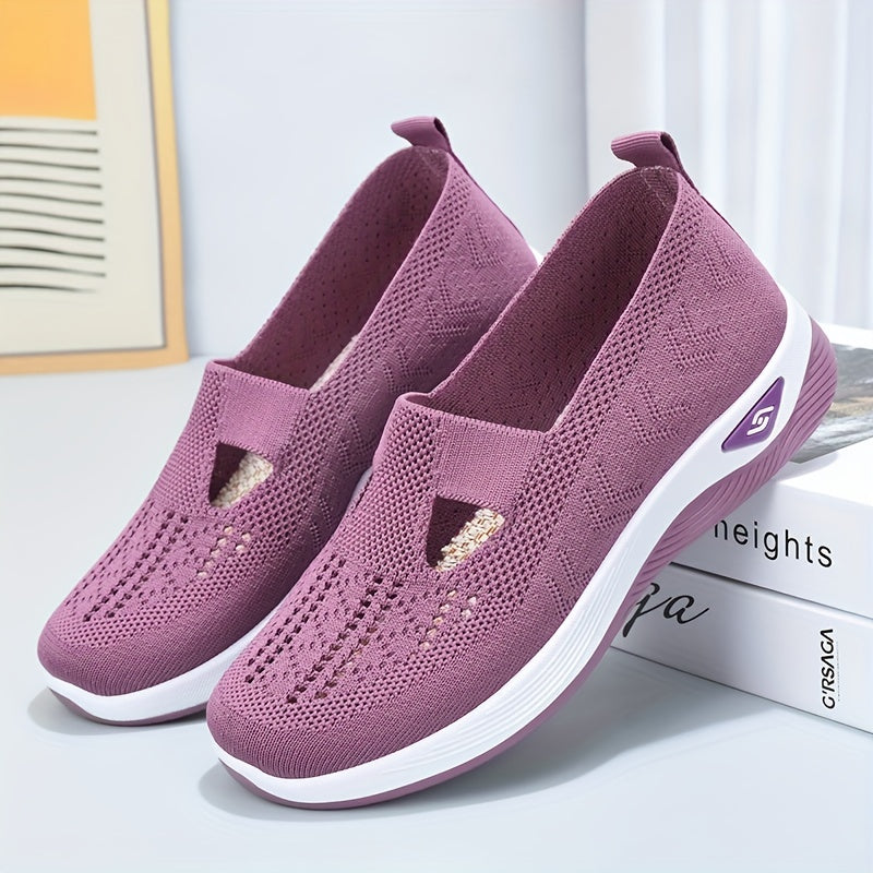 Women's Mesh Breathable Walking Shoes Low Top Casual Shoes
