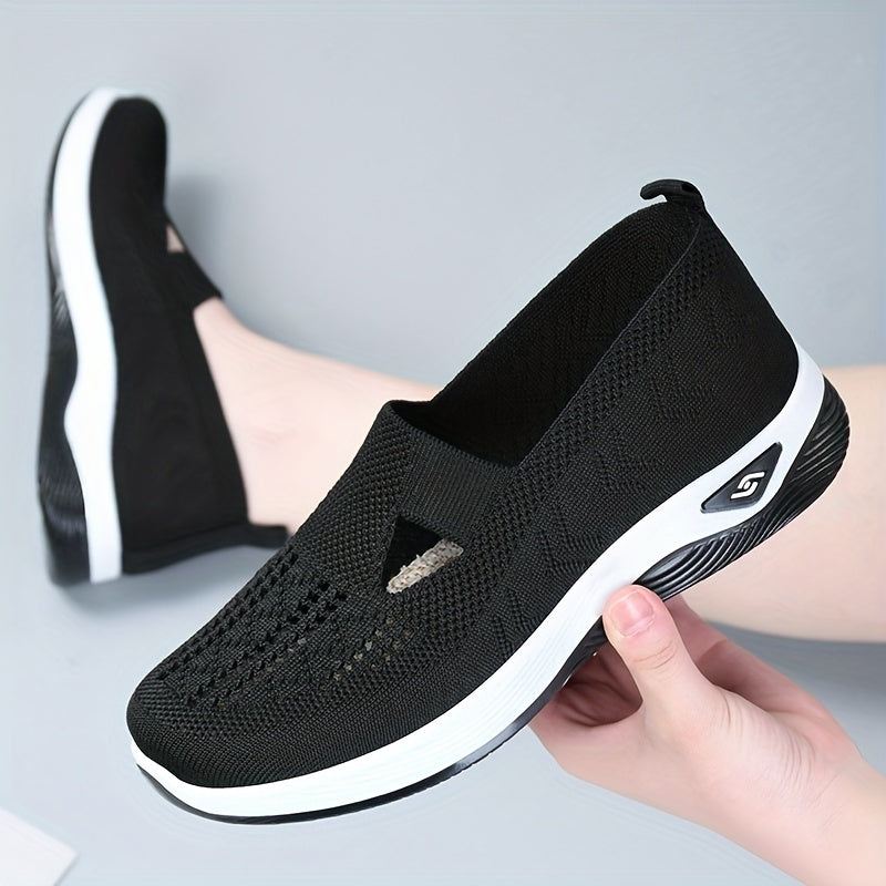 Women's Mesh Breathable Walking Shoes Low Top Casual Shoes