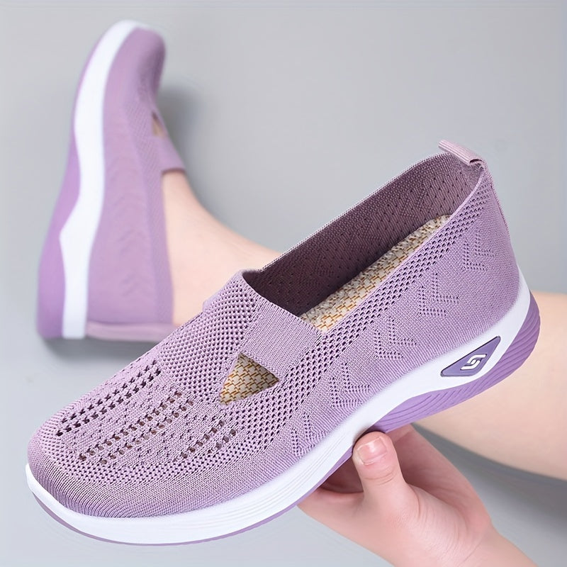 Women's Mesh Breathable Walking Shoes Low Top Casual Shoes