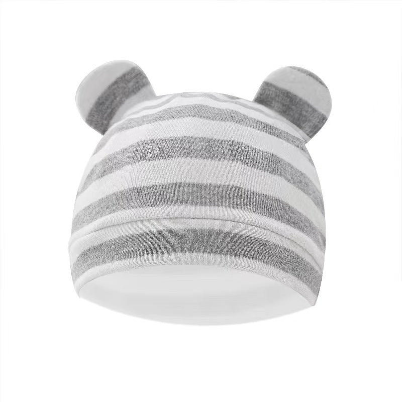 Newborn Fetal Cap Cartoon Printed Cotton Baby Cap