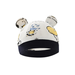 Newborn Fetal Cap Cartoon Printed Cotton Baby Cap