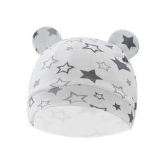 Newborn Fetal Cap Cartoon Printed Cotton Baby Cap