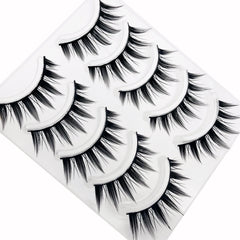 5 Pairs Natural Look Fox Eye Lashes Cluster Extensions