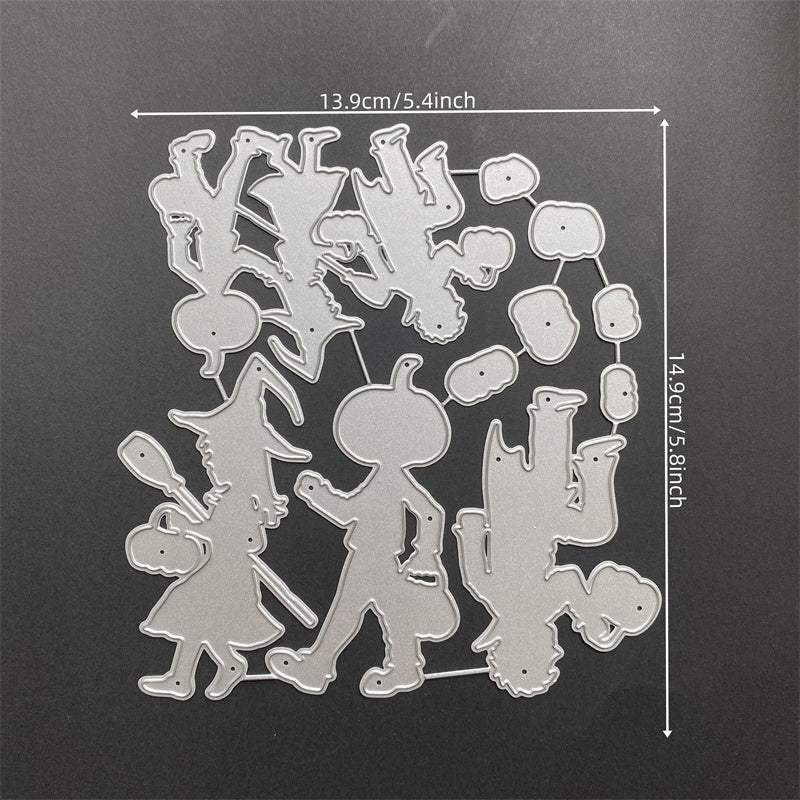 Halloween Pumpkin Metal Cutting Stencil for DIY Scrapbooking and Greeting Cards