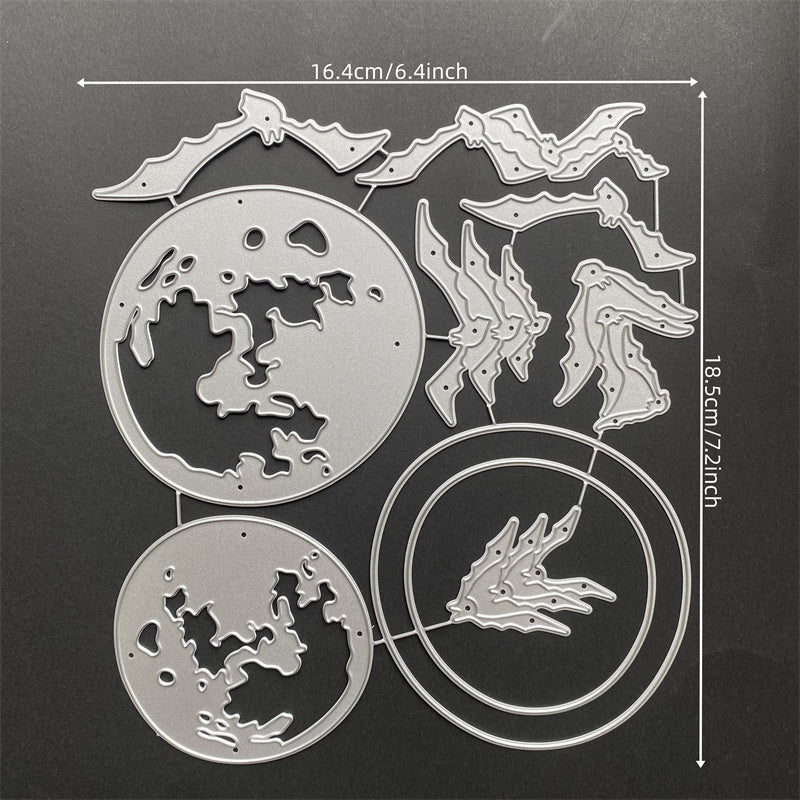 Halloween Pumpkin Metal Cutting Stencil for DIY Scrapbooking and Greeting Cards