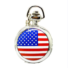 Halloween US Flag Watch Antique Pocket Watch