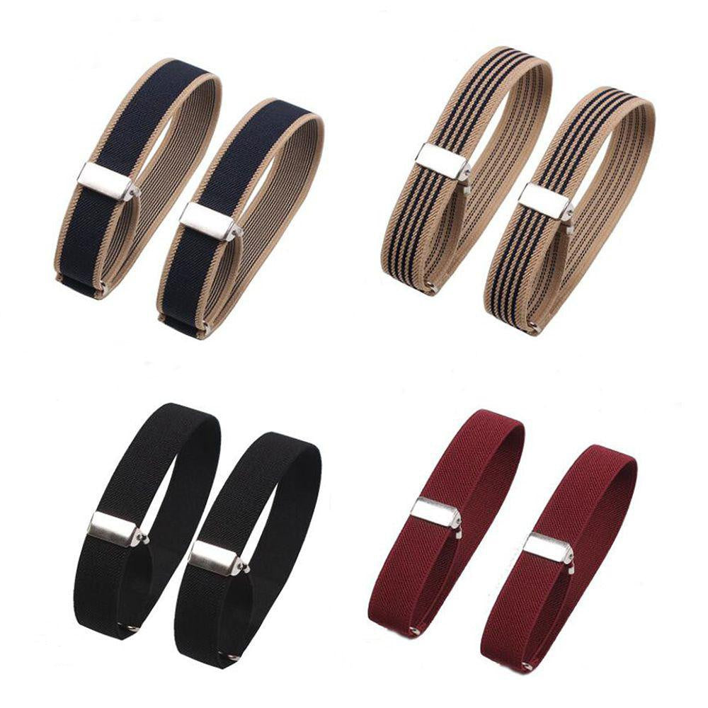 Men's Shirt Sleeve Holder Arm Cuffs Elastic Polyester Wedding Accessories