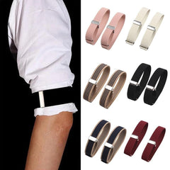 Men's Shirt Sleeve Holder Arm Cuffs Elastic Polyester Wedding Accessories