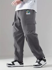 Cargo Pants Men's Flap Pocket Trousers Loose Outdoor Work Pants