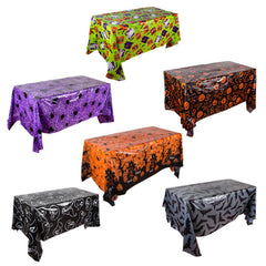 Halloween Plastic Tablecloth Party Decoration Supplies