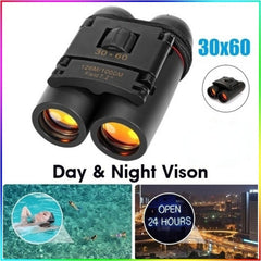 30x60 HD Foldable Binoculars for Bird Watching & Travel