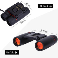 30x60 HD Foldable Binoculars for Bird Watching & Travel