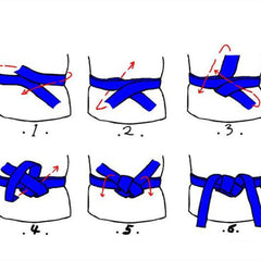 Double Wrap Martial Arts Stripe Taekwondo Belt Karate Judo