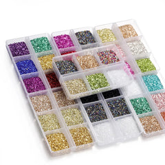 Crushed Glass Stones for DIY Resin Crafts - Nail Art Decoration Material