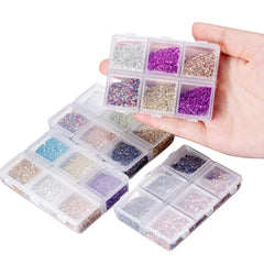 Crushed Glass Stones for DIY Resin Crafts - Nail Art Decoration Material