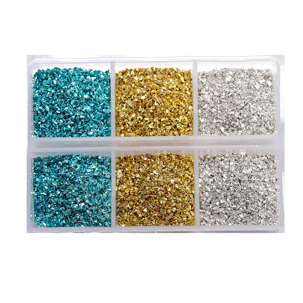 Crushed Glass Stones for DIY Resin Crafts - Nail Art Decoration Material