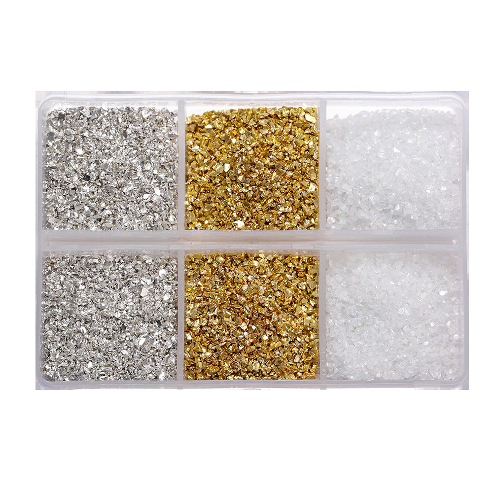 Crushed Glass Stones for DIY Resin Crafts - Nail Art Decoration Material