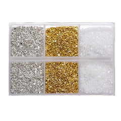 Crushed Glass Stones for DIY Resin Crafts - Nail Art Decoration Material