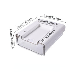 Self Adhesive Pencil Tray Under Desk Drawer Storage Box Hidden Organizer