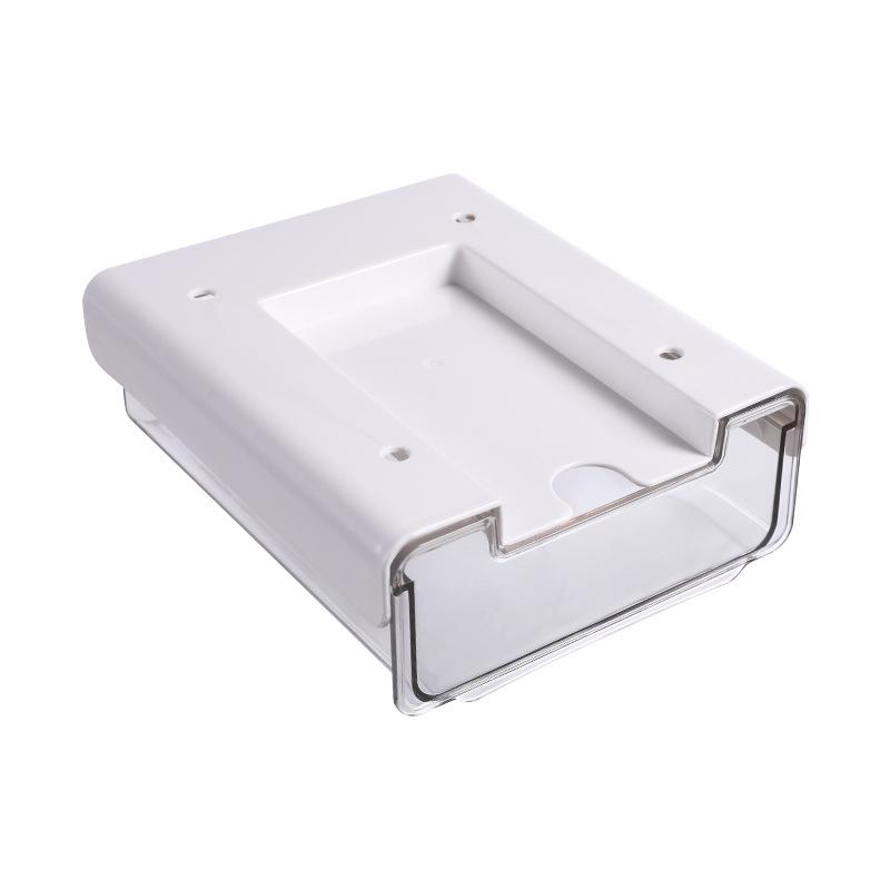 Self Adhesive Pencil Tray Under Desk Drawer Storage Box Hidden Organizer