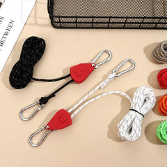 Windproof Pulley Ratchets Heavy Duty Rope Lifting Pulley Lanyard