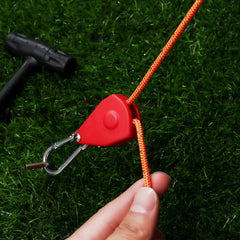 Windproof Pulley Ratchets Heavy Duty Rope Lifting Pulley Lanyard