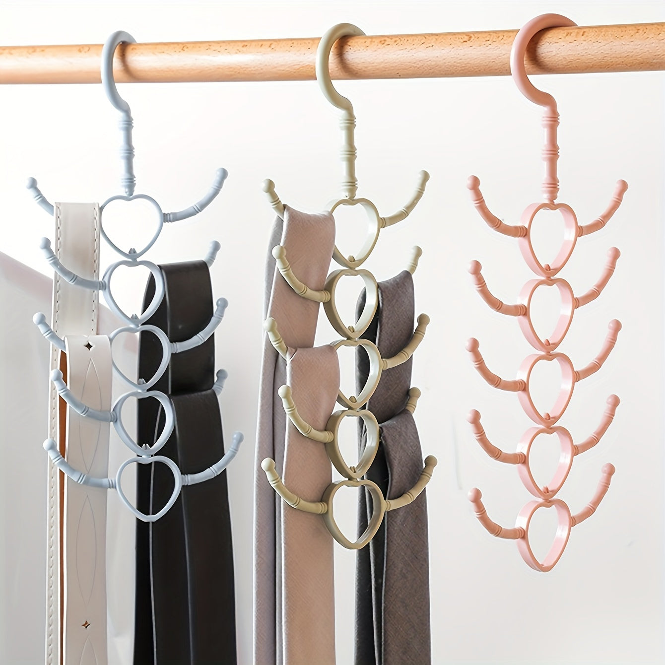 Rotatable 10-Claw Hanging Rack - 29x13x0cm - Clothes & Scarf Coat Rack