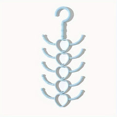 Rotatable 10-Claw Hanging Rack - 29x13x0cm - Clothes & Scarf Coat Rack