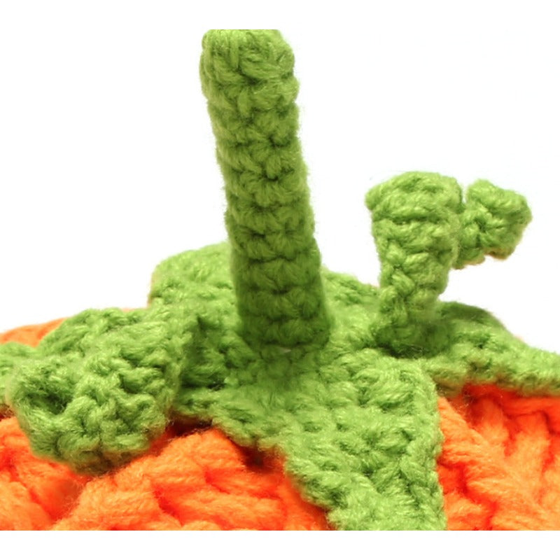 Kids Pumpkin Woolen Hat for Halloween Gift