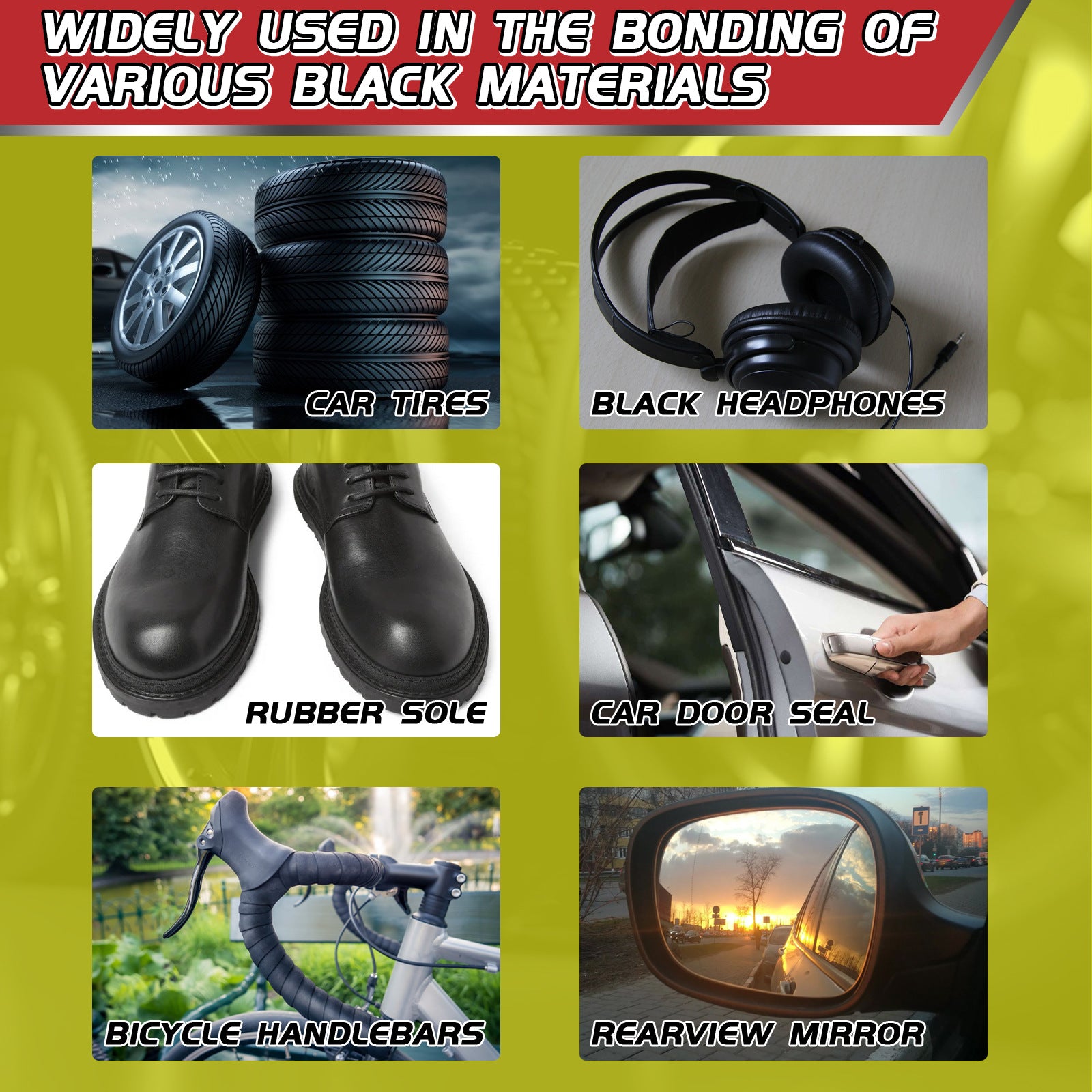 Strong Tyre Repair Compound Plastic Rubber Water Sealing Adhesive