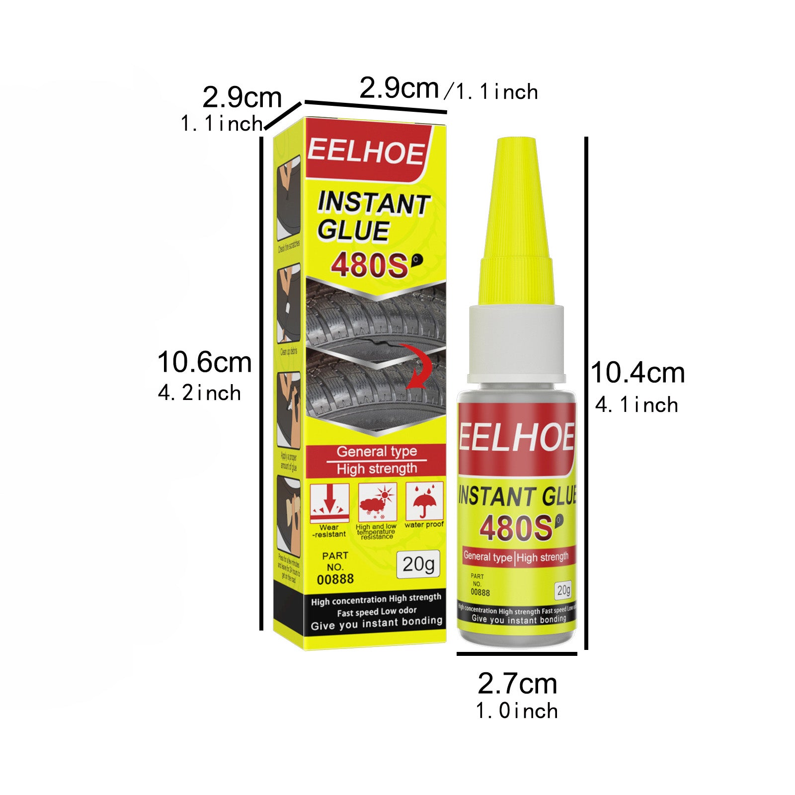 Strong Tyre Repair Compound Plastic Rubber Water Sealing Adhesive