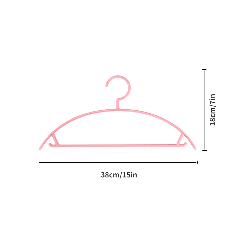 5pcs Non-slip Wide Shoulder Clothes Hanger for Adults