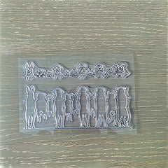Clear Silicone Stamp Retro Rubber Clear Stamp For Cards Making DIY Scrapbooking