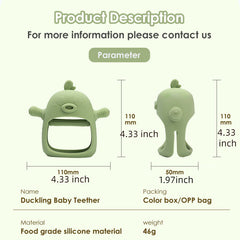 Silicone Teether Baby Teething Toy Soothing Teether Toy