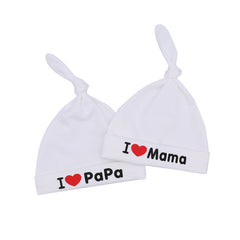 Kids' Heart Embroidered Beanie Hat, Brimless Design