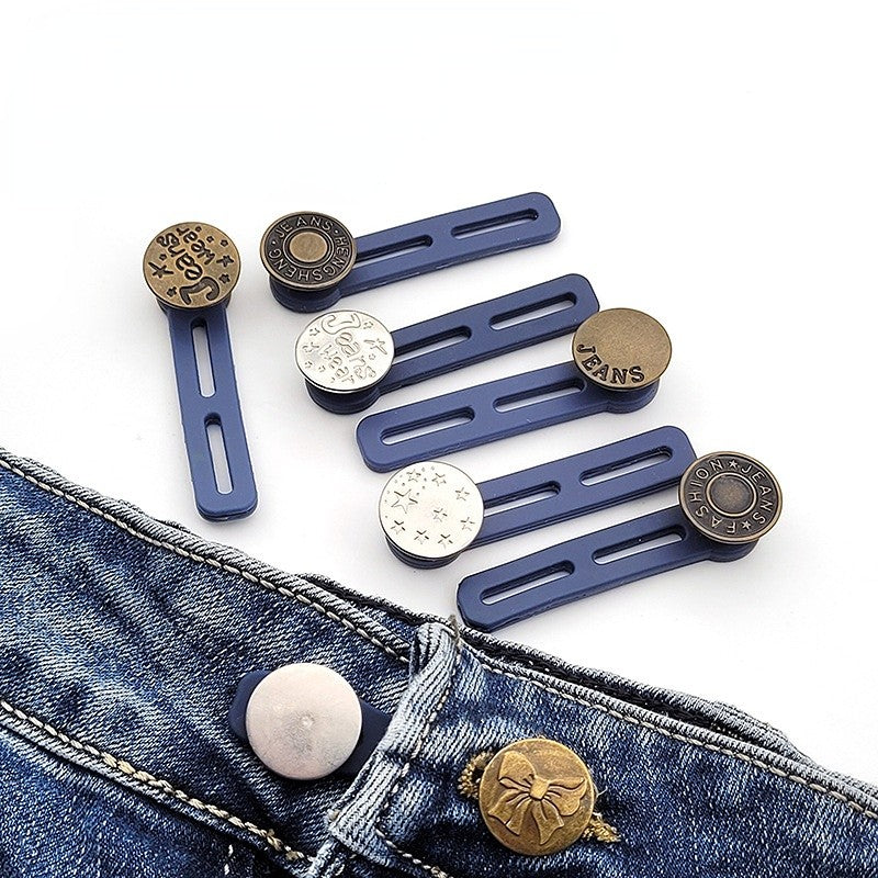 10pcs Button Extender For Pants Jeans Adjustable Waist Extenders