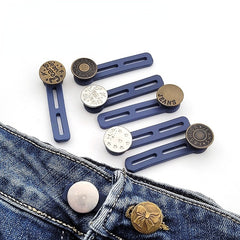 10pcs Button Extender For Pants Jeans Adjustable Waist Extenders
