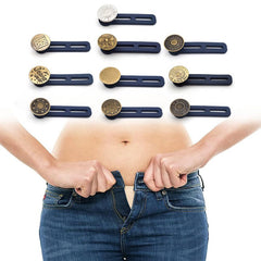10pcs Button Extender For Pants Jeans Adjustable Waist Extenders