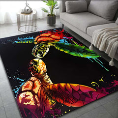 Sea Turtle Animal Pattern Carpet Door Floor Mat Non-slip Living Room Decor Rug