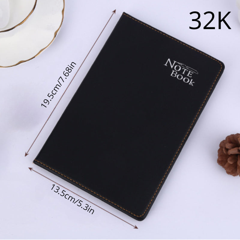 148 Pages Leather Business Notebook Home Office Notepad