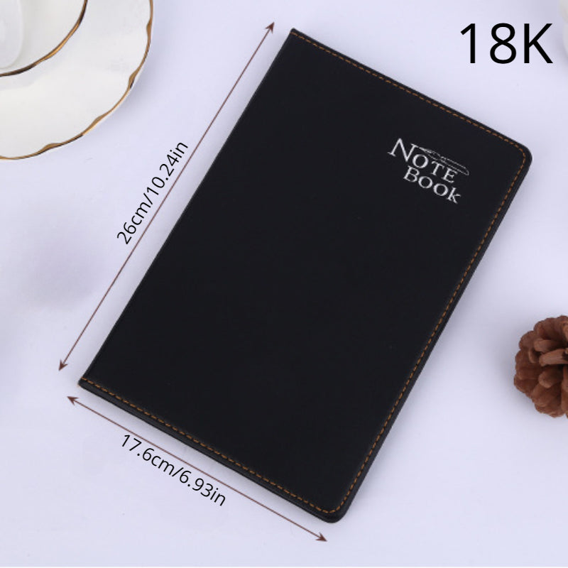 148 Pages Leather Business Notebook Home Office Notepad