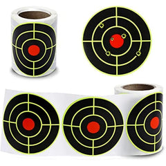 250pcs Self Adhesive Splatter Targets 3 Inch 7 Paper Shooting Range Targets
