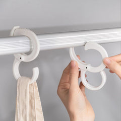 2pcs Plastic Hanging Hook Buckle Hangers Window Hook